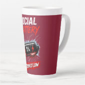 Soziale Batterie Extrem Niedrig – Lustiger Introve Milchtasse (Rechte Ecke)