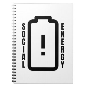 Soziale Batterien - Einführung Notizblock