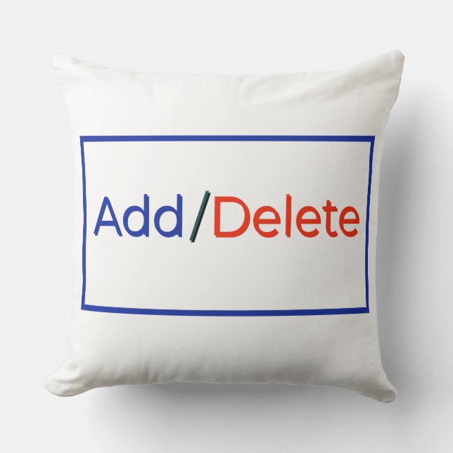 Soziale Cyber-Typografie lustig niedlicher Design  Kissen (Vorderseite)