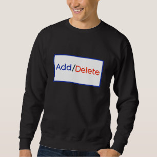 Soziale Cyber-Typografie lustig niedliches Design Sweatshirt