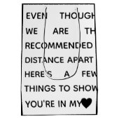 Soziale Differenzen bei Zitaten - Nachbarn isolier Mittlere Geschenktüte (Rückseite)