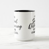 Soziale Distanz Bevor es Cool war Tasse (Zentrum)
