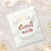 Soziale Distanz Neueste COVID19 Inspirationsinhalt Geschenktütchen (Ausgeschnitten)