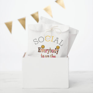 Soziale Distanz neueste COVID19 inspirierende Idee Geschenktütchen