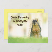 Soziale Distanz verpasst ich Sie auf der Postkarte (Vorne/Hinten)