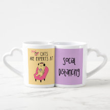 Soziale Distanz zwischen Katzen und Katzen