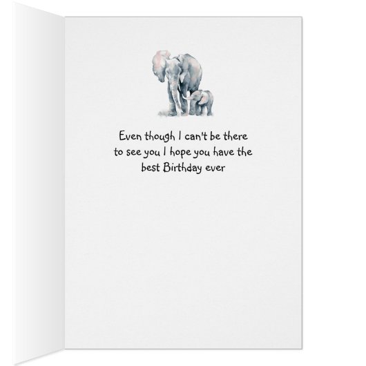 Soziale Distanzierung Geburtstag Stepmutter Elefan (Innen (Rechts))