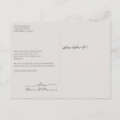 Soziale Distanzierung Hochzeit Aufschub blass Mauv Postkarte (Rückseite)