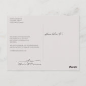 Soziale Distanzierung Hochzeit Aufschub blass Mauv Postkarte (Rückseite)