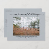 Soziale Distanzierung Hochzeit Postponement Dusty Postkarte (Vorne/Hinten)