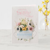 Soziale Distanzierung Mutter Tag Bouquet \ Freund Karte (Gelbe Blume)