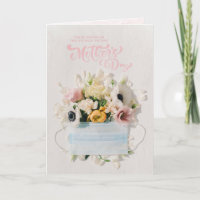 Soziale Distanzierung Mutter Tag Bouquet \ Freund