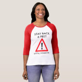 Soziale Distanzierung praktizieren - KoronaVirus b T-Shirt (Vorne ganz)