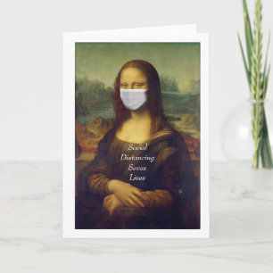 Soziale Distanzierung rette Leben Karte