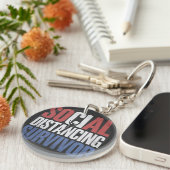 Soziale Distanzierung Schlüsselanhänger (Vorderseite rechts)