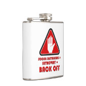 Soziale Distanzierung und Einführung, zurück Flachmann (Rechts)