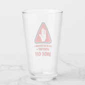 Soziale Distanzierung und Einführung, zurück Glas (Rückseite)