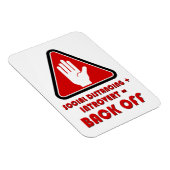 Soziale Distanzierung und Einführung, zurück Magnet (Rechte Seite)