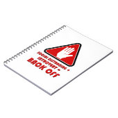 Soziale Distanzierung und Einführung, zurück Notizblock (Linke Seite)