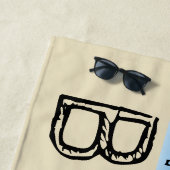 Soziale Distanzierung von BE-ACH-Mermaid Strandtuch (Beispiel)