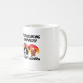 Soziale Distanzmeisterschaft - Yeti Kaffeetasse (VorderseiteRechts)