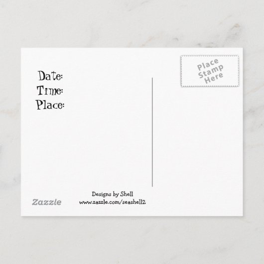 Soziale Einladung von Eiscreme (Rückseite)