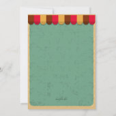 Soziale Einladung von Eiscreme (Rückseite)