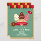 Soziale Einladung von Eiscreme (Vorne/Hinten)