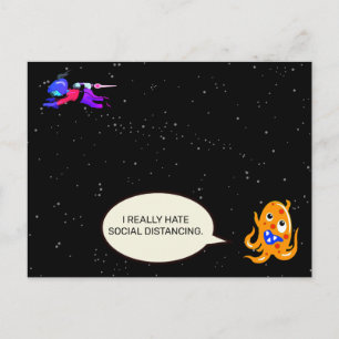 SOZIALE ENTSORGUNG VON QUARANTINE durch Jetpackcor Postkarte