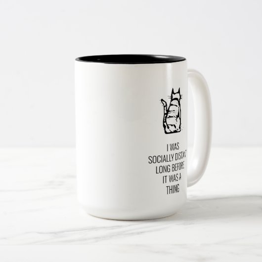 Soziale Ferne Tasse (VorderseiteRechts)