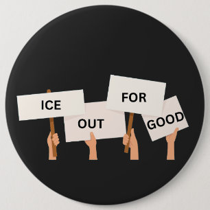 Soziale Gerechtigkeit Anti ICE Button