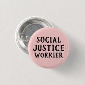 SOZIALE GERECHTIGKEITWORRIER BUTTON (Vorne & Hinten)