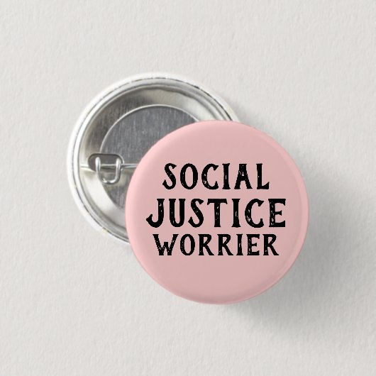 SOZIALE GERECHTIGKEITWORRIER BUTTON (Vorne & Hinten)