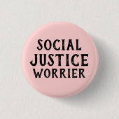 SOZIALE GERECHTIGKEITWORRIER BUTTON (Vorderseite)