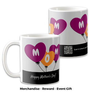 Soziale Mama Herzblasen glücklich Muttertag Kaffeetasse