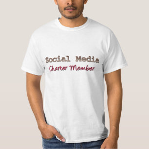 Soziale Medien: Charta-Mitglied T-Shirt