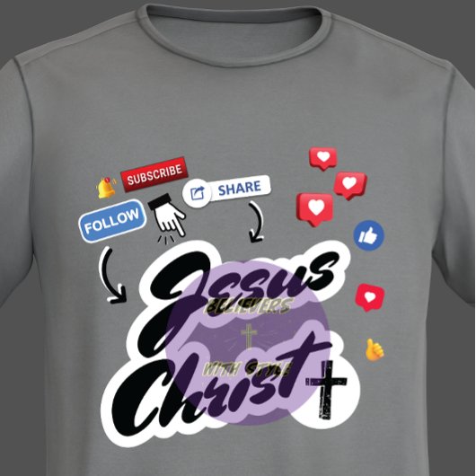 Soziale Medien - Christlich T-Shirt