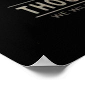 Soziale Medien denken Polizei Poster (Ecke)