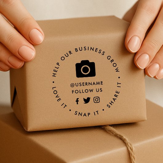 Soziale Medien Stempel | Folgen Sie uns Geschäft