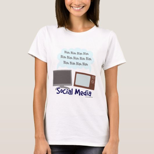 Soziale Medien T-Shirt (Vorderseite)