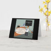 Soziale Medien vor Gericht Funny Greetingcard Karte (Gelbe Blume)