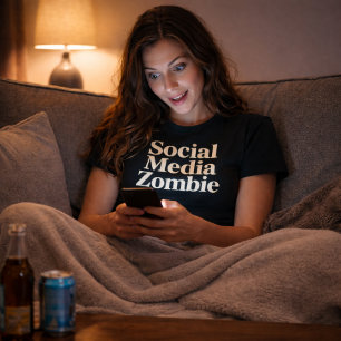 Soziale Medien Zombie T-Shirt