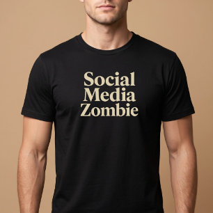 Soziale Medien Zombie T-Shirt