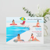 Soziale Randlage Einladung (Stehend Vorderseite)