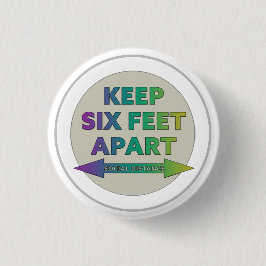 Soziale Trennung Button