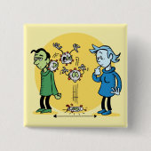 Soziale Trennung Button (Vorderseite)