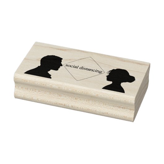 Soziale Trennung Gummistempel (Stempel)
