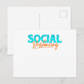 Soziale Trennung Postkarte (Vorne/Hinten)