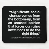 Soziale Veränderung Mousepad (Vorne)