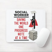 Sozialer Arbeiter: Fantastischer Fortschritt - Soz Mousepad (Mit Mouse)